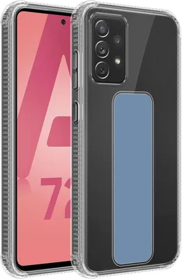 Zdjęcie produktu dla Etui ochronne Cadorabo do Samsung Galaxy A72 4G / 5G w kolorze niebieskim Etui silikonowe TPU z funkcją podstawki