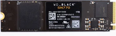 Produktbild von WD_BLACK SN770 1 TB NVMe M.2 SSD PCIe Gen4 5.150 MB/s