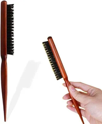 Productafbeelding van Haarborstel - Hout - - Wildzwijnhaar - Voor Mannen en Vrouwen