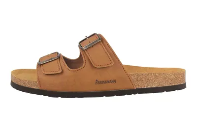 Produktbild von Dr. Brinkmann Pantoletten in Übergrößen Braun 602851-2 große Herrenschuhe, Größe:46