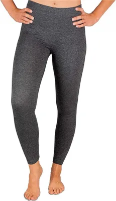 Produktbild von SES blickdichte Leggings Damen anthrazit meliert (40/42) / Leggings Damen Baumwolle/Leggins Damen mit Perfekter Passform und Komfort/Damen Leggings für vielfältige Looks