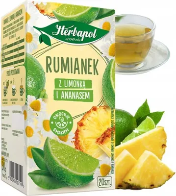 Produktbild von Kamille-Tee mit Limette und Ananas 1,5 g x 20 Stück