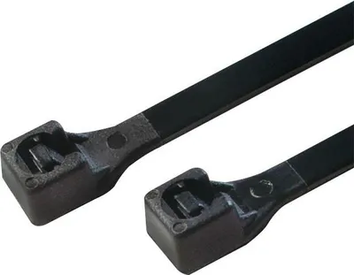 Produktbild von LogiLink Kabelbinder schwarz 200 x 25 mm (100 Stück)