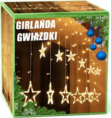 Obrázek produktu pro Světelný závěsný věnec s hvězdami LED LAMPS
