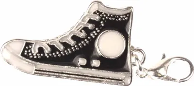 Produktbild von Sneakers Turnschuh Charm Anhänger Bettelanhänger Schuhe Miniblings schwz