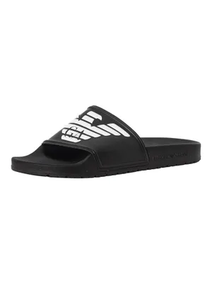 Produktbild von Emporio Armani Logo-Schieberegler, Schwarz 46 EU