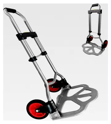 Produktbild von Faltbare Transportkarre mit höhenverstellbarem Griff, belastbar bis 60 kg