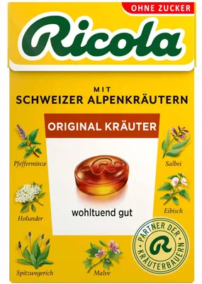 Image de Ricola Original Herbes aux herbes des Alpes suisses Böxli 50g