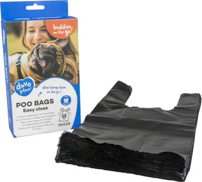 Produktbild von Duvo+ Hundekotbeutel Classic Easy Close schwarz