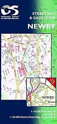 Produktbild von Newry Street Map  1 : 10 000