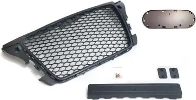 Immagine prodotto di Griglia sportiva Griglia anteriore Griglia del radiatore Griglia a nido d'ape Adatta per Audi A3 8P Griglia senza PDC 08-13
