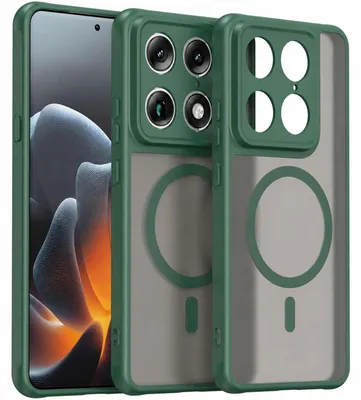 Image de Étui magnétique pour Motorola Signature, coque de protection Magsafe, cadre en TPU résistant aux chocs, anneau magnétique puissant, vert