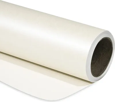 Obrázok produktu pre Biely perleťový baliaci papier 43,2 cm x 10 m mini rolka