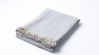 Zdjęcie produktu dla Koc z frędzlami, szary, 165x210