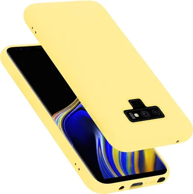 Produktbild von Cadorabo Schutzhülle für Samsung Galaxy NOTE 9 Hülle in Gelb Handyhülle Case Cover TPU Etui