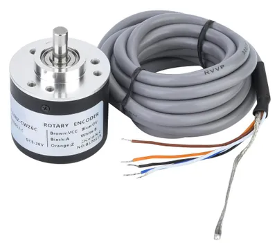 Zdjęcie produktu dla E6B2-CWZ6C: Enkoder inkrementalny, uniwersalny, średnica 38 mm (2500 impulsów na obrót)