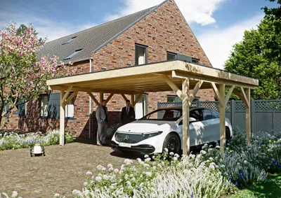 Produktbild von Carport Fremont I 6,00x5,00 m - inklusive langlebigem EPDM-Dach