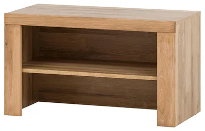 Produktbild von home24 Garderobenbank - Eiche Teilmassiv - Eiche / Eiche Nachbildung