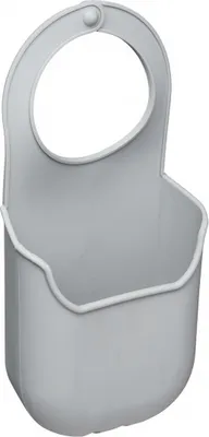 Produktbild von KitchenCraft - Organizer für die Küchenspüle, Silikon, grau, 4 x 10 x 19,5 cm
