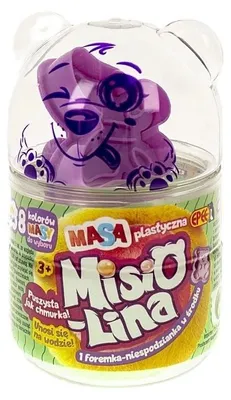 Zdjęcie produktu dla Misiolina Masa plastyczna zielona z 1 foremką 60 g