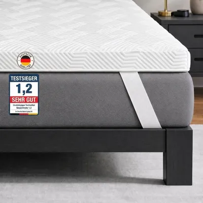 Gel-Topper 180x200 cm, 5 Zonen, H3/H4, 7 cm