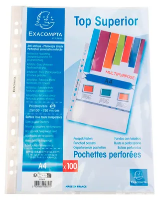 Immagine prodotto di EXACOMPTA  5750E  EXACOMPTA Prospekthülle Superior, DIN A4, PP, glasklar