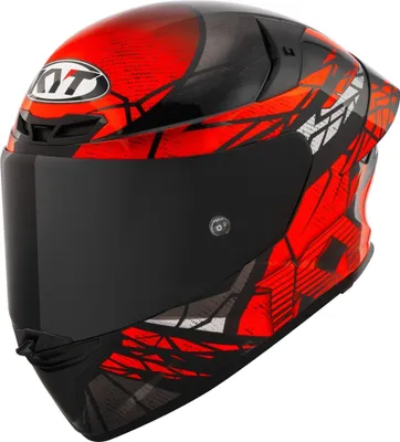Produktbild von KYT TT-Revo Combustion Helm, rot matt, S (55/56)