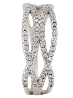 Produktbild von MIAMAR 1146913 Damen Ring Sterling-Silber 925 Silber weiß 55 (17.5)