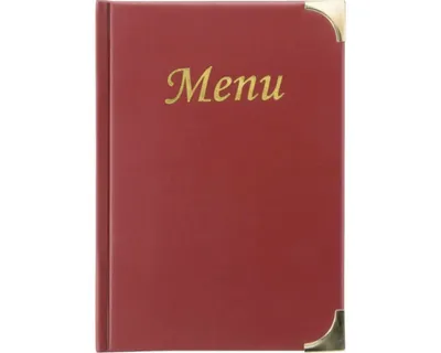 Immagine prodotto di Securit MC-BRA5-WR Cartella menu Securit BASIC, A5, rosso vino