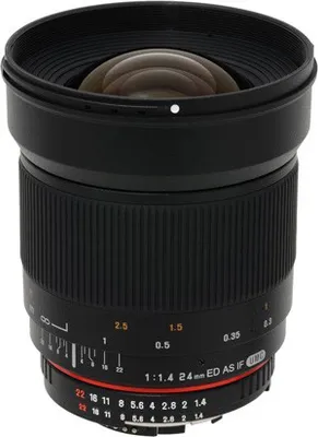 Produktbild von Samyang 24mm F1.4 ED AS IF UMC, Nikon AE, Weitwinkelobjektiv, 13/12, Nikon-AE