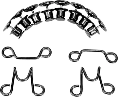 Image de Boucle ajustable à la taille, boutons amovibles, kit d'extension pour jupes en jean, cols de pantalon, noir