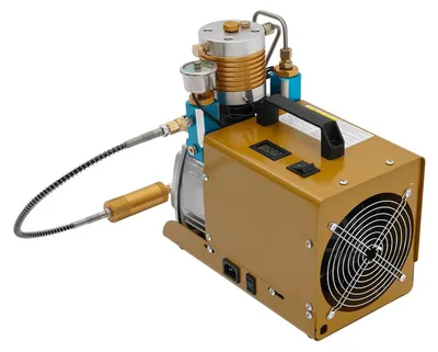 Immagine prodotto di Pompa ad aria ad alta pressione - Elettrocompressore - 5–30 MPa Pressione regolabile - 1,8 kW - 220 V 50 Hz - Spegnimento automatico - 2800 giri/min