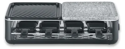 Produktbild von SEVERIN Black Line Lite Raclette-Grill mit Naturstein und Grillfläche RG 2366