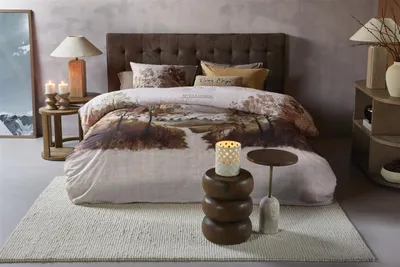 Produktbild von Rivièra Maison Bettwäsche-Garnitur Aurelia Farbe Brown Größe 155x220+80x80 cm
