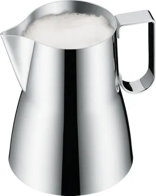 Obrázek produktu pro WMF Barista džbánek na mléčnou pěnu 600 ml, leštěná nerezová ocel Cromargan, džbánek na mléčnou pěnu, vhodný do myčky nádobí