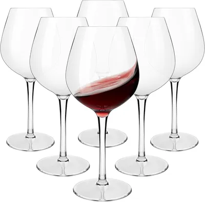 Productafbeelding van Wijnglazen 500 ml, set van 6, onbreekbaar, Tritan kunststof, voor feest