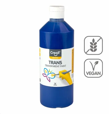 Zdjęcie produktu dla Farba transparentna Creall 500 ml - niebieski