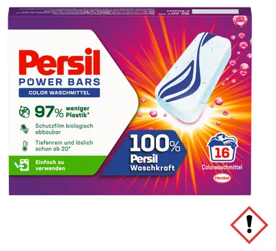 Zdjęcie produktu dla Persil Colour Power Bars 16WL 16 sztuk
