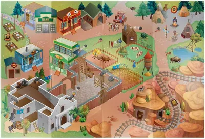 Image de ALAMO TABLECLOTH Tapis tissé pour enfants