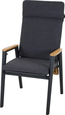 Produktbild von Siena Garden ROMA Move Sessel Alu, Geflecht Teak T88490