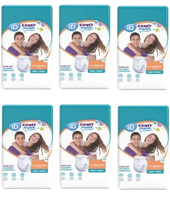 Produktbild von Ontex ID Comfy Junior Pants 11-15 Jahre 6x14 Stk für Kinder und Jugendliche