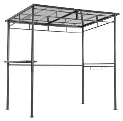 Produktbild von osoltus Grillpavillon Gas Grill Unterstand Dach Grill-Ecke BBQ 1,5 x 2,2 m
