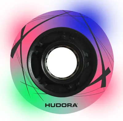 Produktbild von Hudora 85062 2 LED Inline Wheels, 64mm x 22mm for