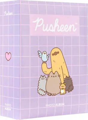 Image de Pusheen, album photo Moments 100 photos 10 x 15 cm, couverture rigide, violet
