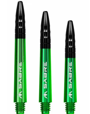 Produktbild von Mission | Sabre Shafts | Dartschäfte | Tweeny, Midi, Intermediate 40mm | Grün | 1 Set