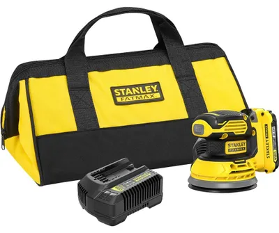 Produktbild von Stanley Fatmax Akku-Exzenterschl.18V V20,2,0Ah,Tasche