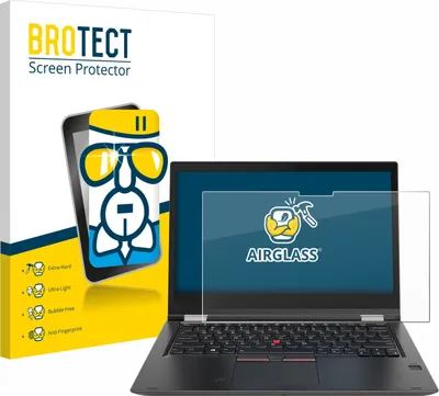 Produktbild von BROTECT Schutzglas für Lenovo ThinkPad Yoga X380 Schutzfolie Panzer Folie Glas Display Schutz klar