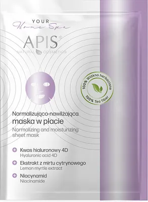 Produktbild von Apis normalisierende und feuchtigkeitsspendende Blattmaske 20 g