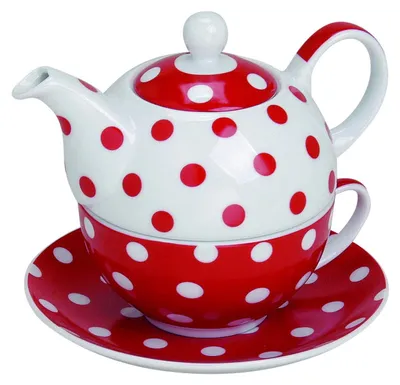 Image de Elzusha - Ensemble de thé comprenant une théière, une tasse et un sous-verre