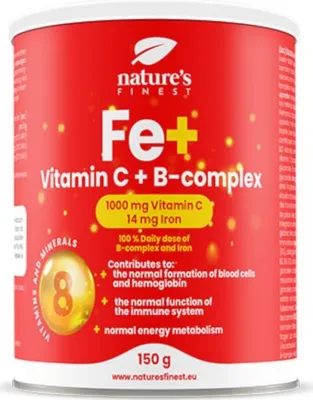 Immagine prodotto di Ferro + Vitamina C + Complesso B 150g (Železo + Vitamín C + Complesso B)